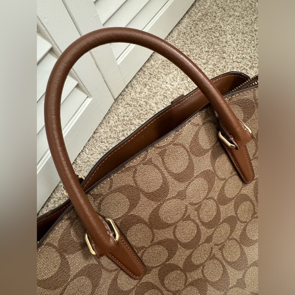 💕Beautiful💕 COACH Sage Series Crossbody monogram signature handbag purse - Picture 5 of 16